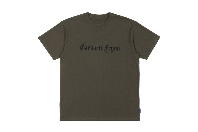 Carhartt WIP x fragment design 台北獨佔限定 T-Shirt 發售情報公開