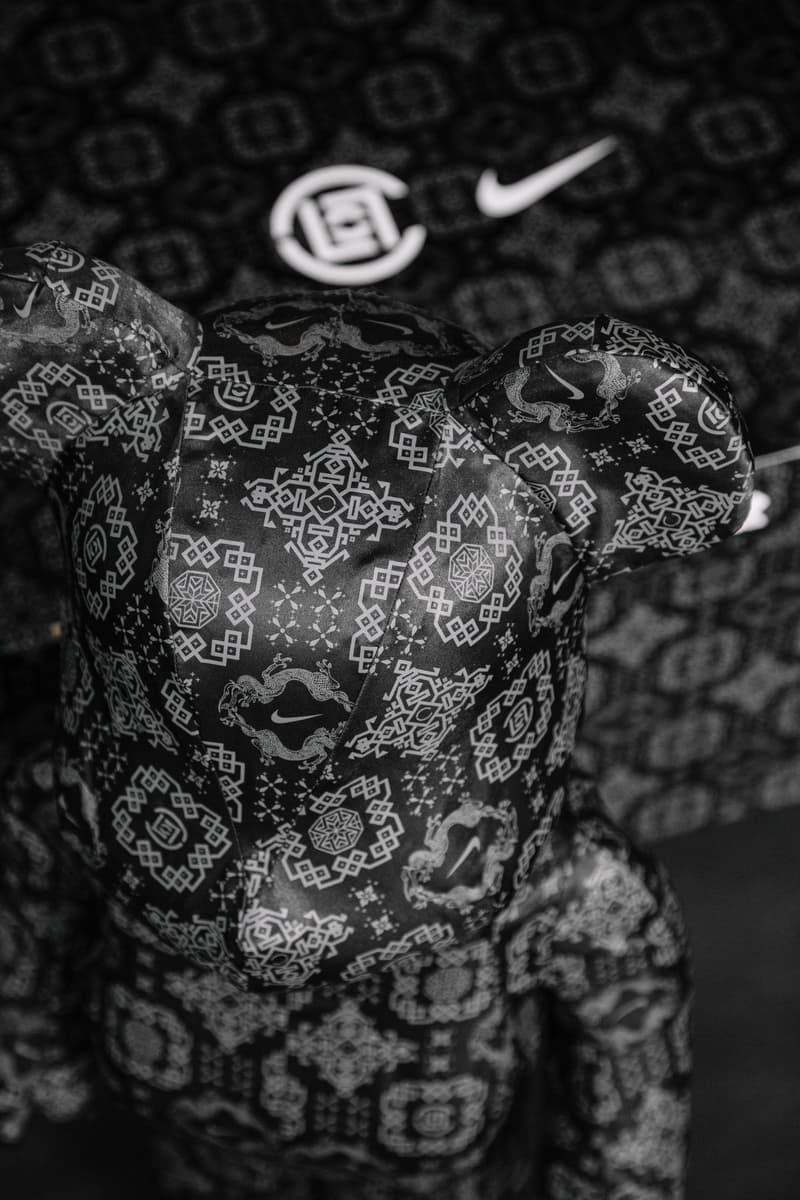 CLOT x Nike x Medicom Toy 三方聯乘 BE@RBRICK 1000% 發售情報