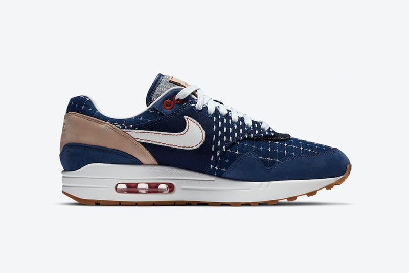 DENHAM x Nike 打造傳統日本工藝元素 Air Max 1 別注鞋款