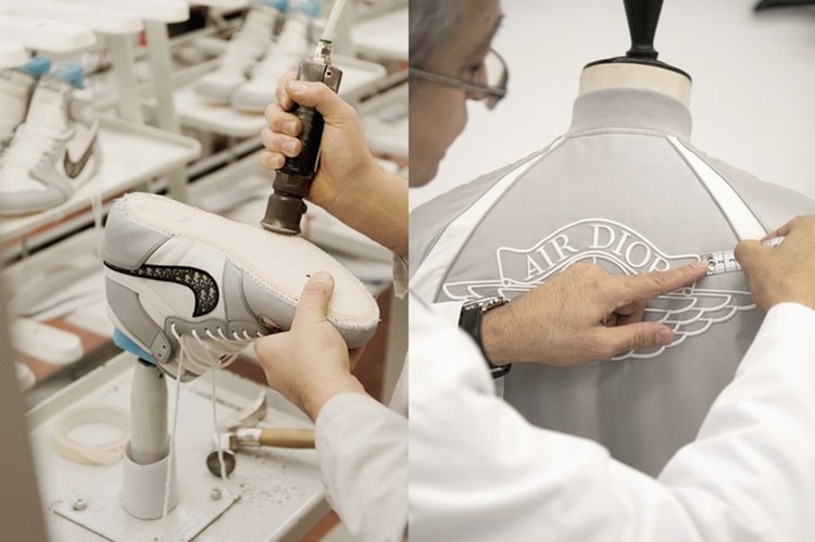 獨家觀賞 Dior x Jordan Brand「AIR DIOR」聯名鞋款、時裝系列背後製作過程