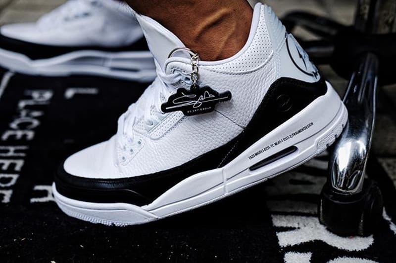 fragment design x Air Jordan 3 全新聯名鞋款上腳圖輯曝光