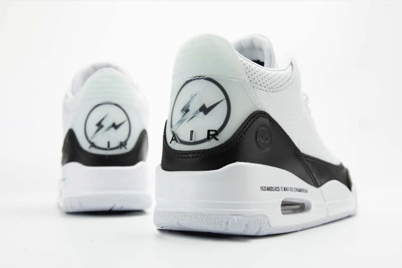 fragment design x Air Jordan 3 全新聯名鞋款高清圖輯曝光