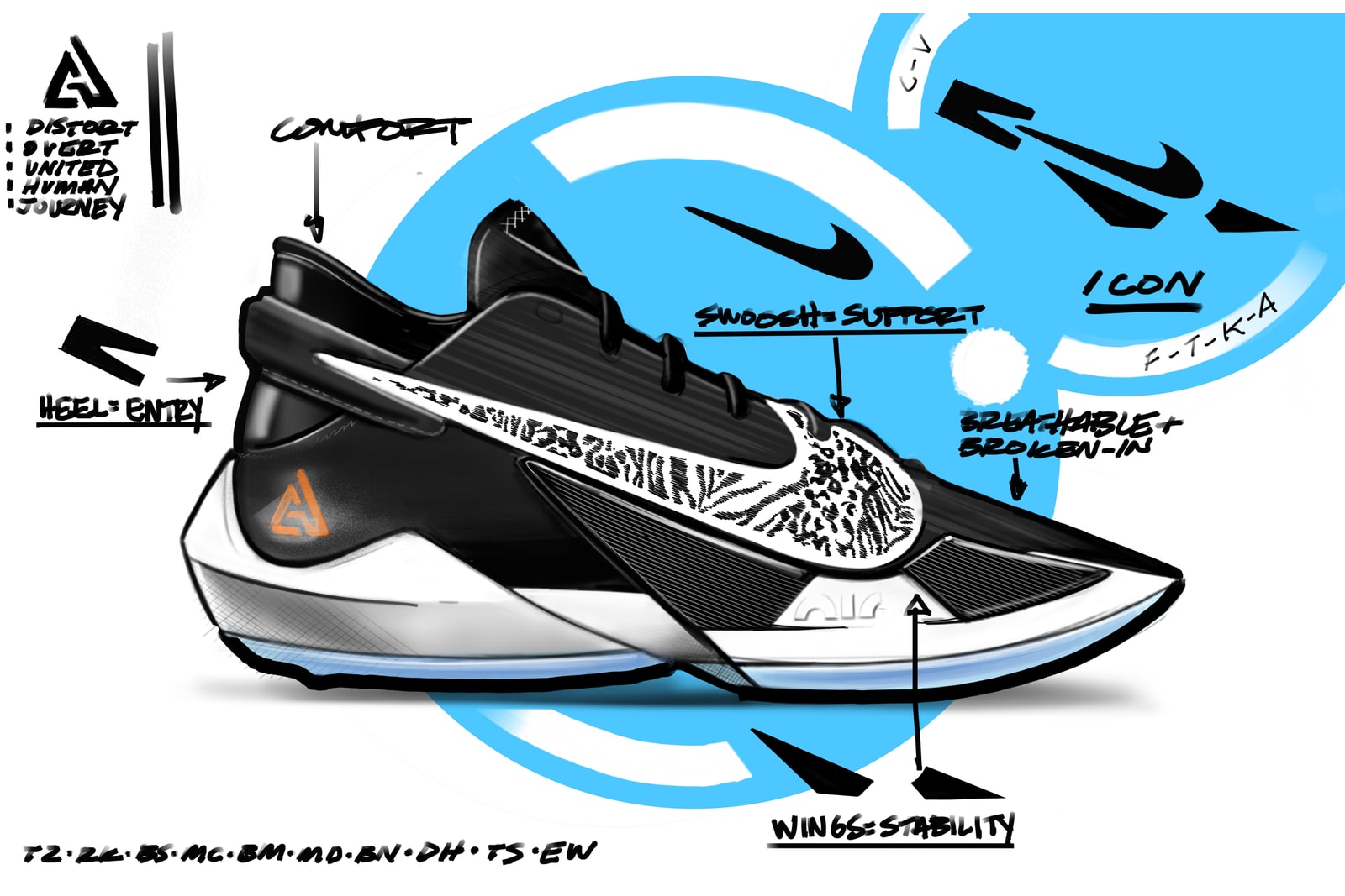 字母哥 Giannis Antetokounmpo 全新战鞋nike Zoom Freak 2 正式发布 Hypebeast