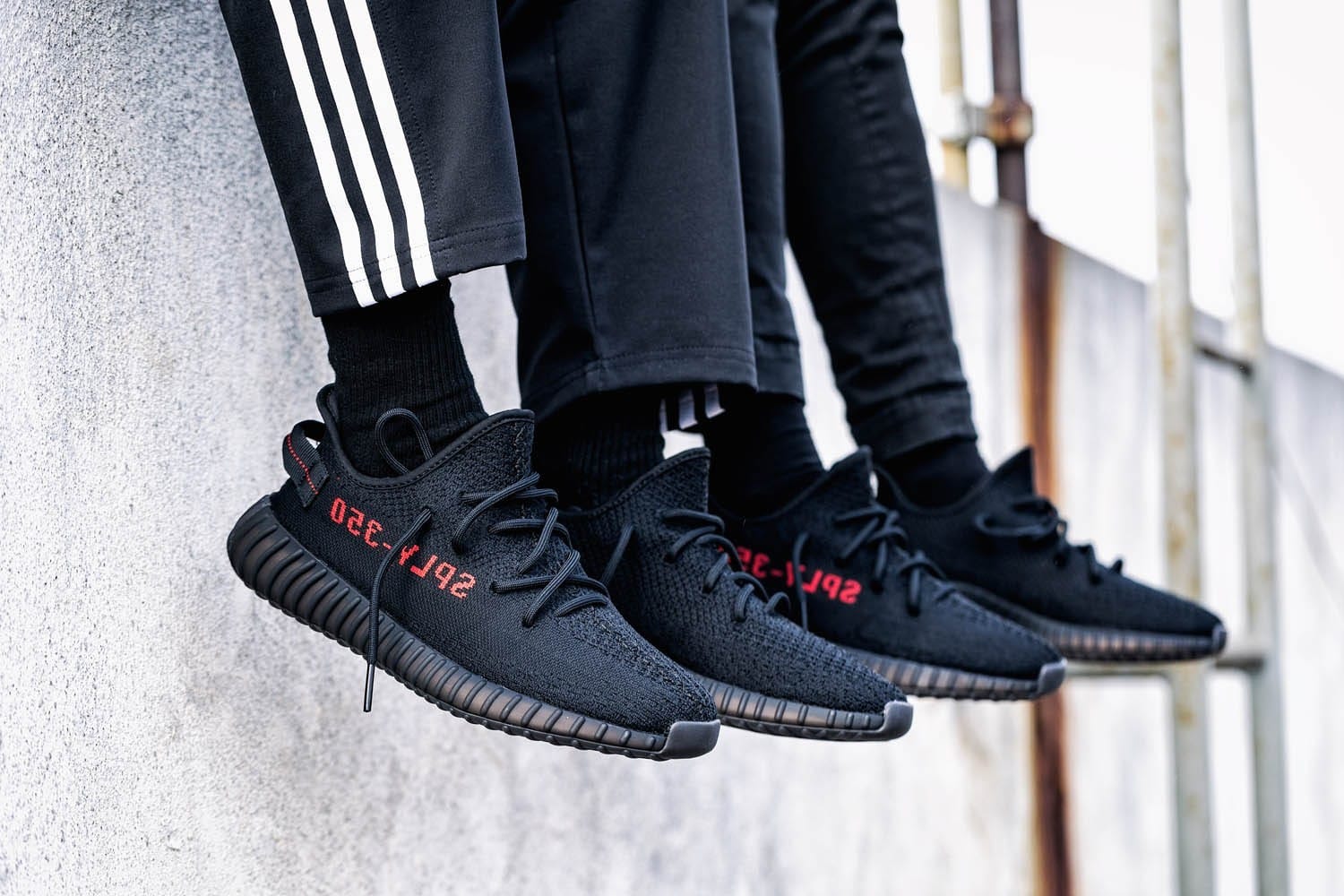 yeezy black and red sply 350