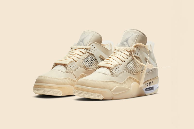 jordan 4 sail offwhite