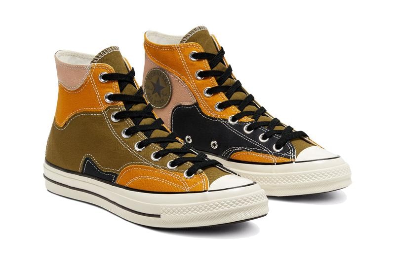 Converse 推出以拼布方式製成的「Hacked Archive」迷彩系列鞋款