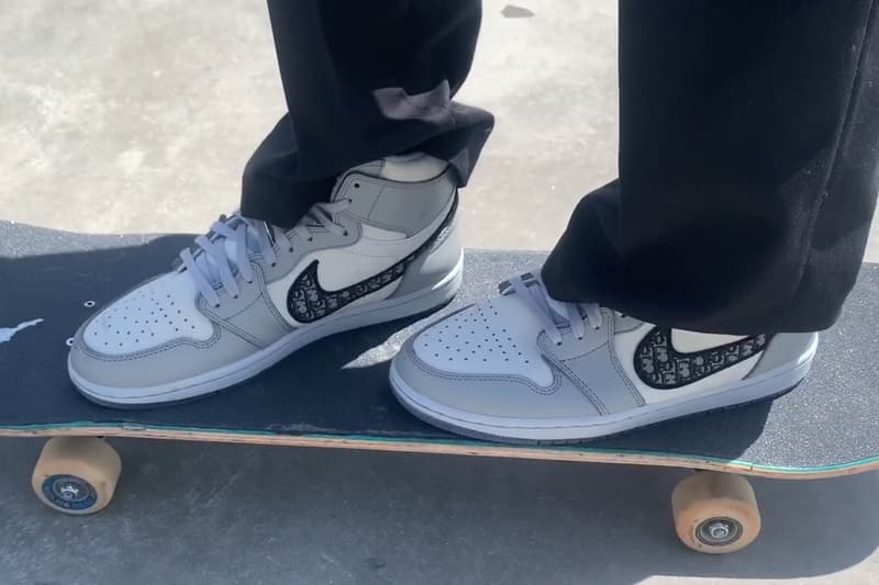 滑板好手 Erik Arteaga 板場實着 Dior x Air Jordan 1 High