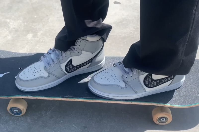 滑板好手 Erik Arteaga 板場實着 Dior x Air Jordan 1 High