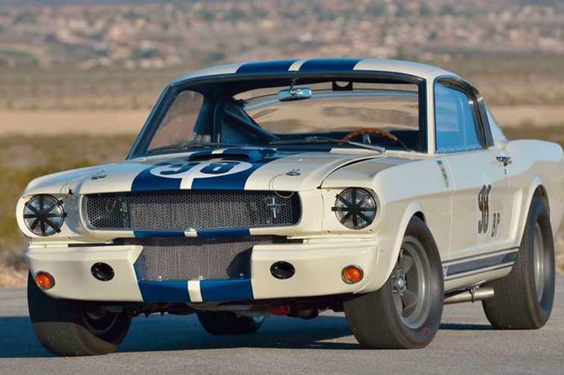 1965 年 Mustang Shelby GT350R 原型車創下最高 Mustang 成交紀錄