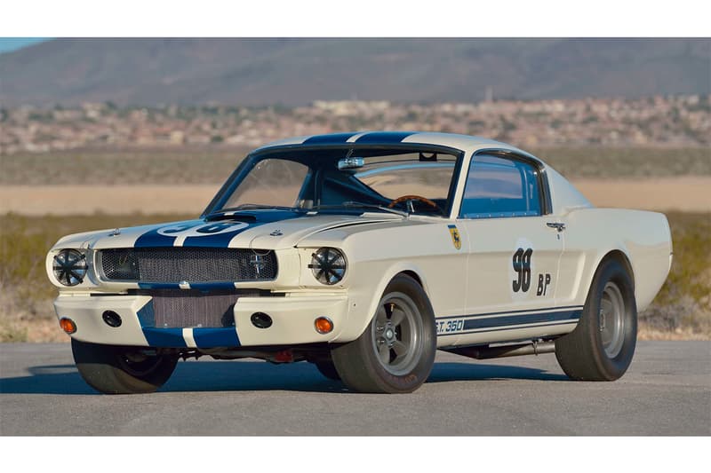 1965 年 Mustang Shelby GT350R 原型車創下最高 Mustang 成交紀錄