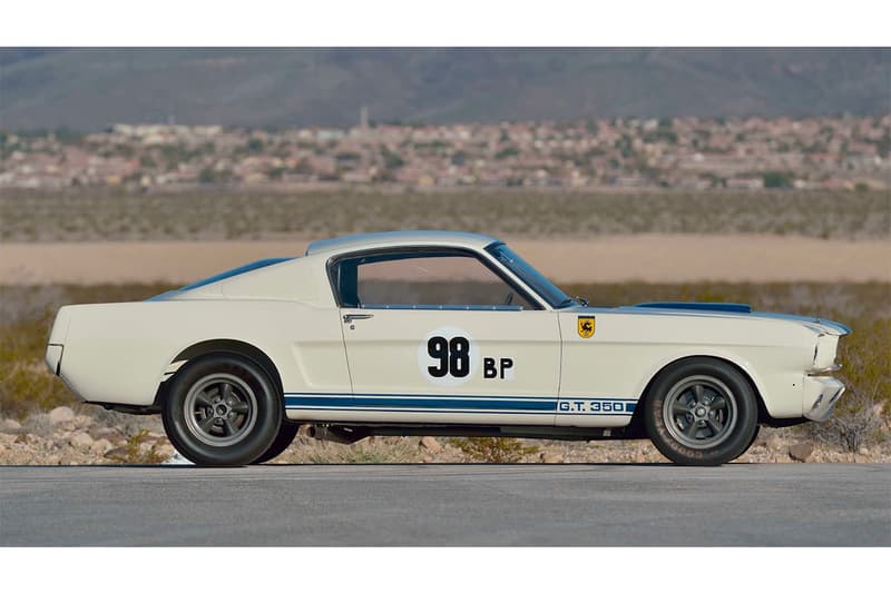 1965 年 Mustang Shelby GT350R 原型車創下最高 Mustang 成交紀錄