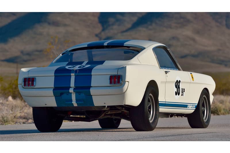 1965 年 Mustang Shelby GT350R 原型車創下最高 Mustang 成交紀錄