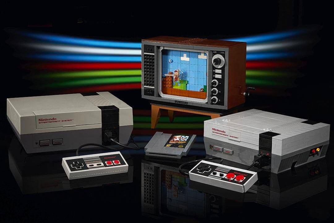 LEGO 聯乘 Nintendo 推出元祖 NES 遊戲主機及電視積木套裝