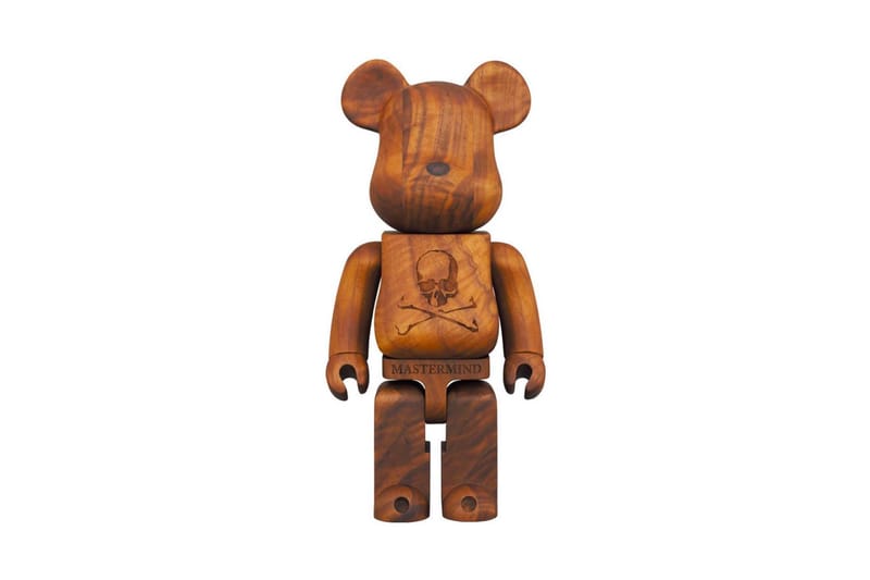 mastermind JAPAN x KARIMOKU x Medicom Toy 400% BE@RBRICK 木製玩偶亮相