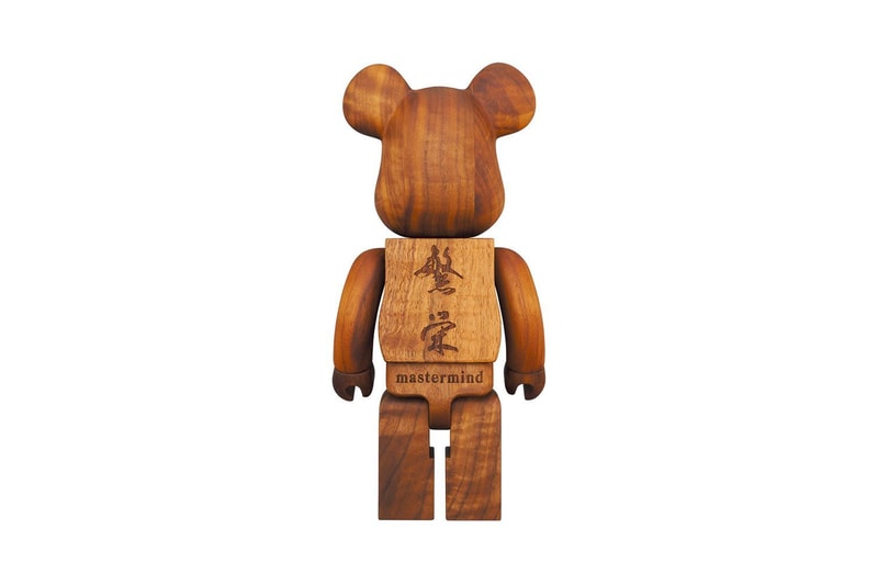 mastermind JAPAN x KARIMOKU x Medicom Toy 400% BE@RBRICK 木製玩偶亮相