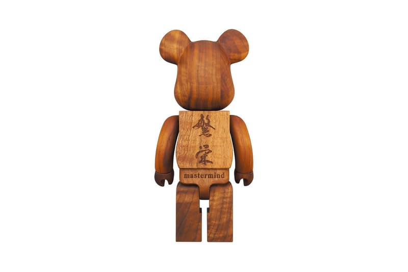 mastermind JAPAN x KARIMOKU x Medicom Toy 400% BE@RBRICK 木製玩偶亮相