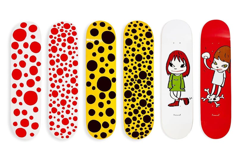 MoMA Design Store 推出折扣奈良美智、草間彌生聯乘滑板板身系列