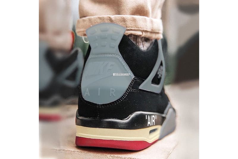 Off-White™ x Air Jordan 4 經典配色「Bred」全新發售情報曝光