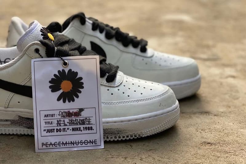 PEACEMINUSONE x Nike Air Force 1 聯乘鞋款全新白色版本曝光