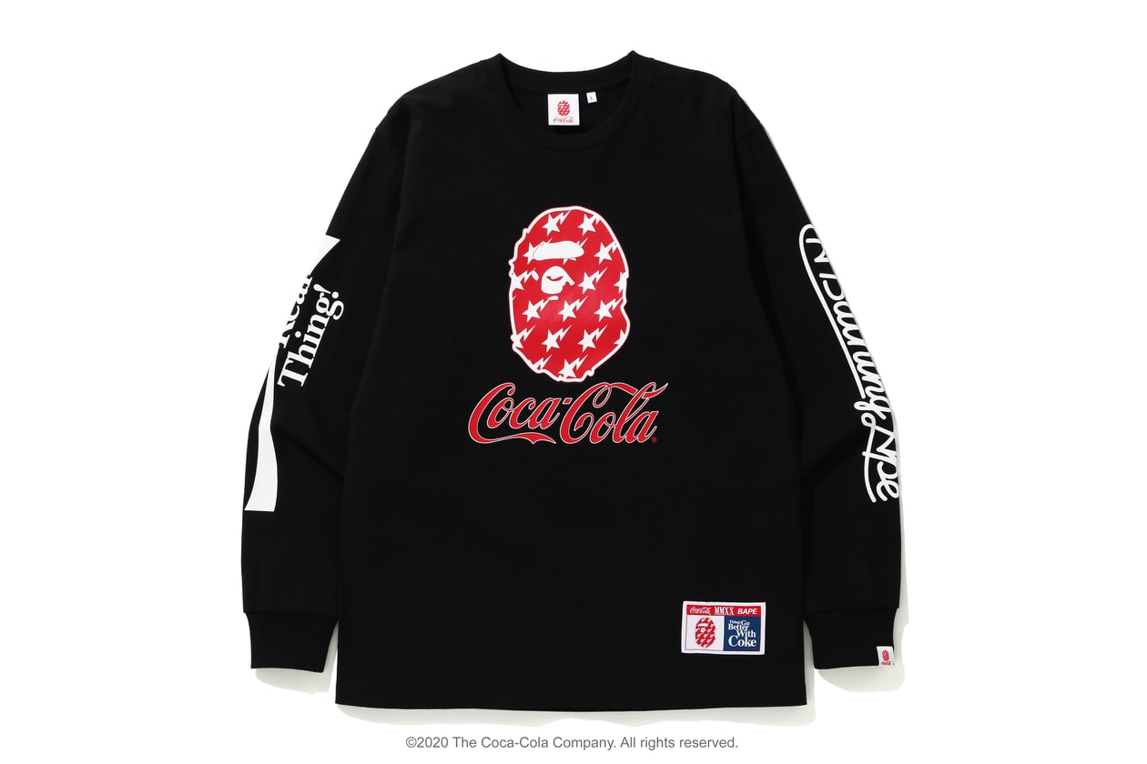 A BATHING APE® 聯乘 COCA-COLA® 共建新回服裝系列