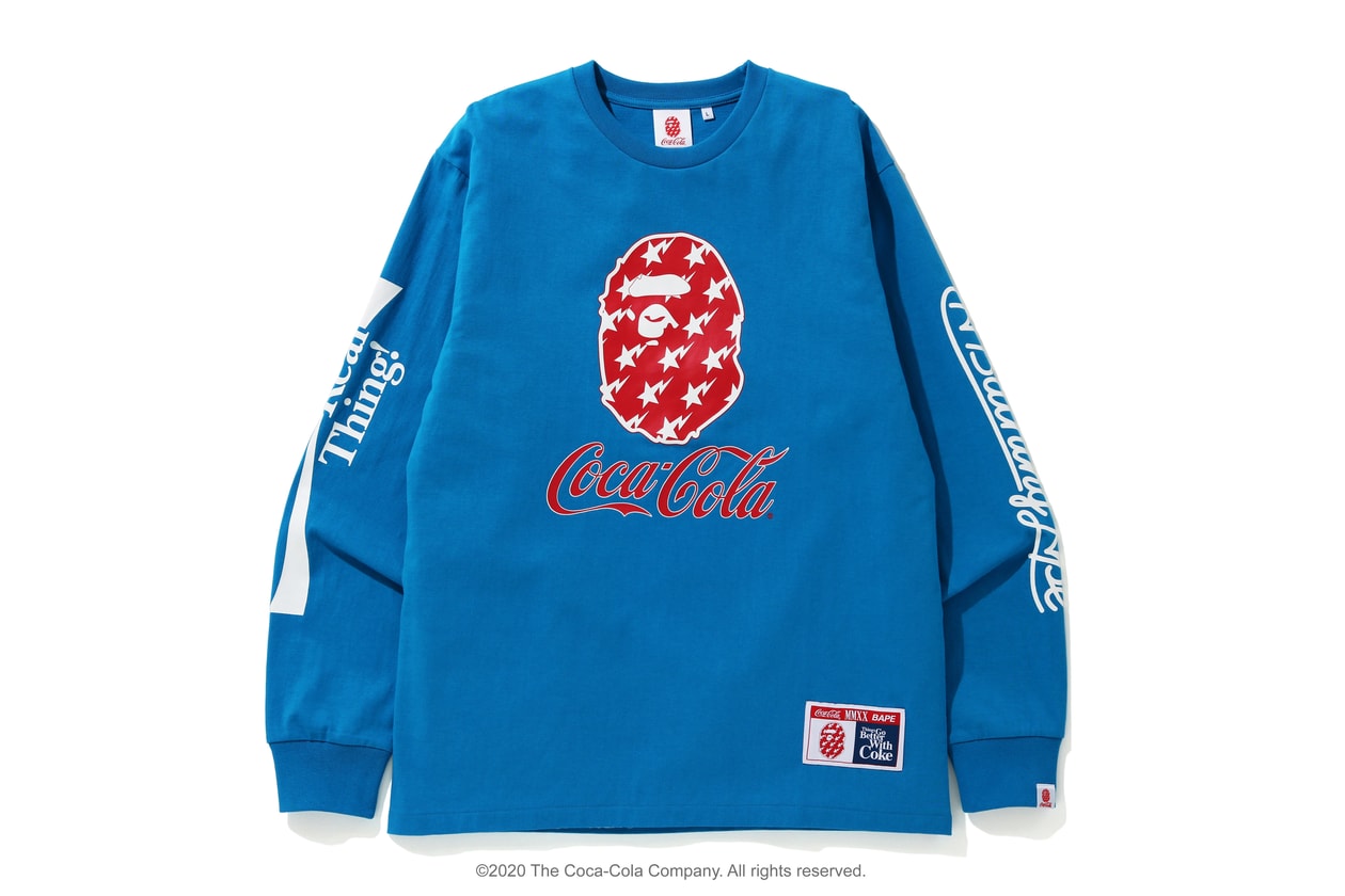 A BATHING APE® 聯乘 COCA-COLA® 共建新回服裝系列