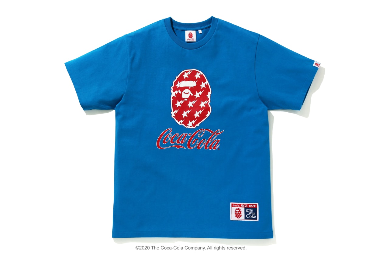 A BATHING APE® 聯乘 COCA-COLA® 共建新回服裝系列