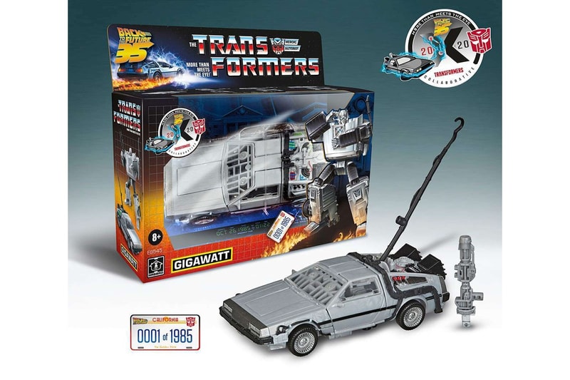 《變形金剛》x《Back To The Future》聯乘 DeLorean 車款模型發佈