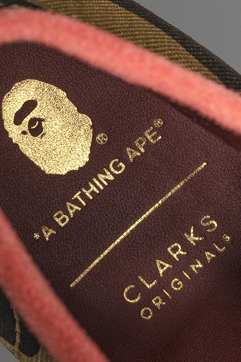 A BATHING APE x Clarks Originals 最新聯名鞋款正式登場