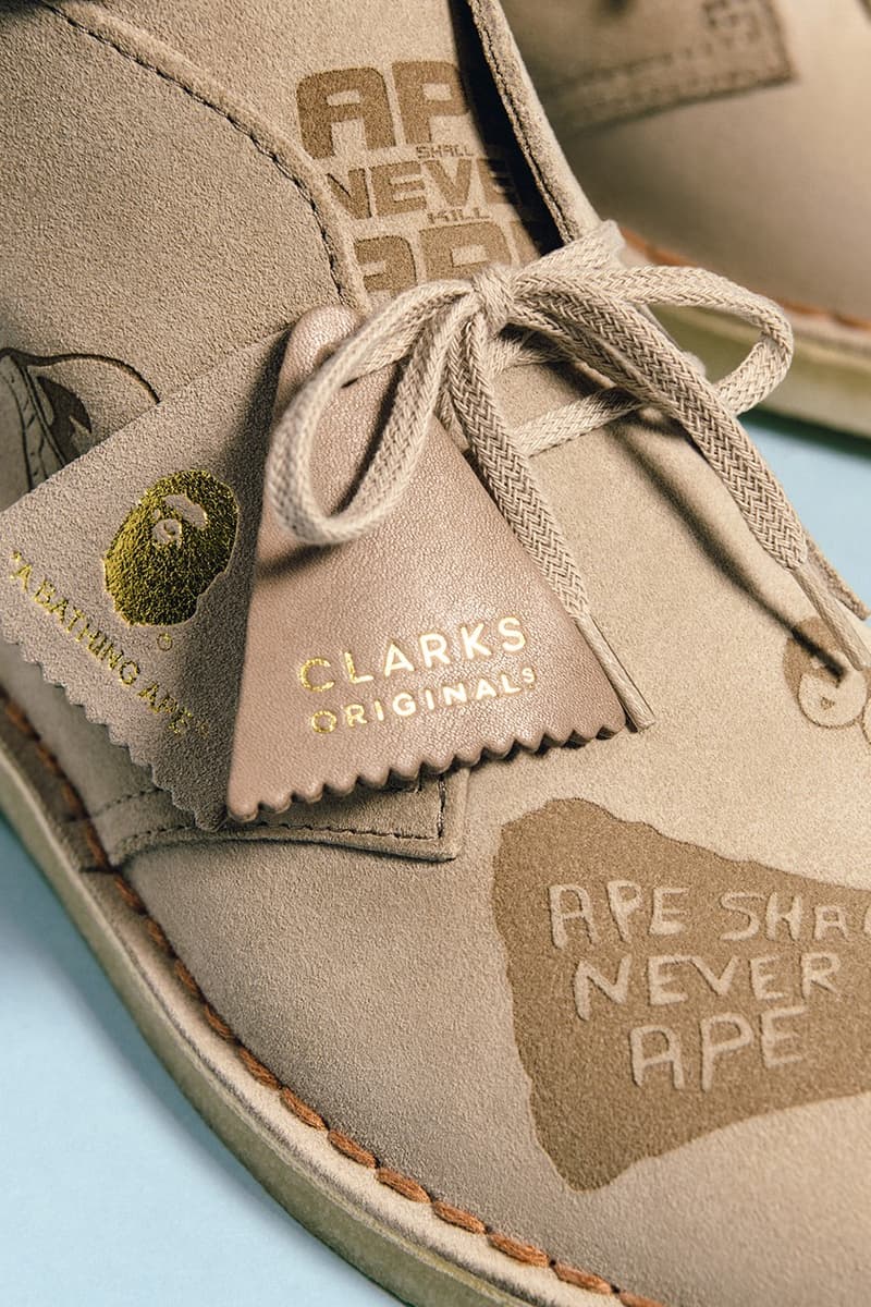 A BATHING APE x Clarks Originals 最新聯名鞋款正式登場