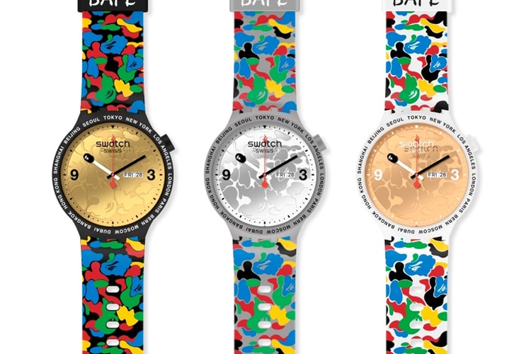 A BATHING APE® x Swatch 聯名企劃第二彈正式發佈