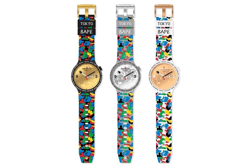 A BATHING APE® x Swatch 聯名企劃第二彈正式發佈