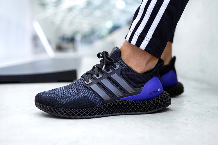 adidas 混種跑鞋 Ultra4D 全新黑紫配色登場