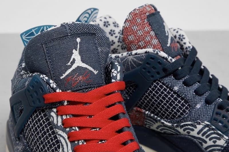 率先一覽 Air Jordan 4 全新刺子繡別注配色「Sashiko」