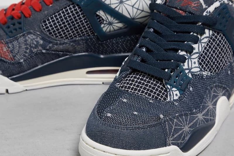 率先一覽 Air Jordan 4 全新刺子繡別注配色「Sashiko」