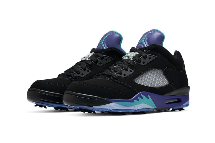 Air Jordan 5 Low 人氣配色「Black Grape」推出高爾夫球版本鞋款