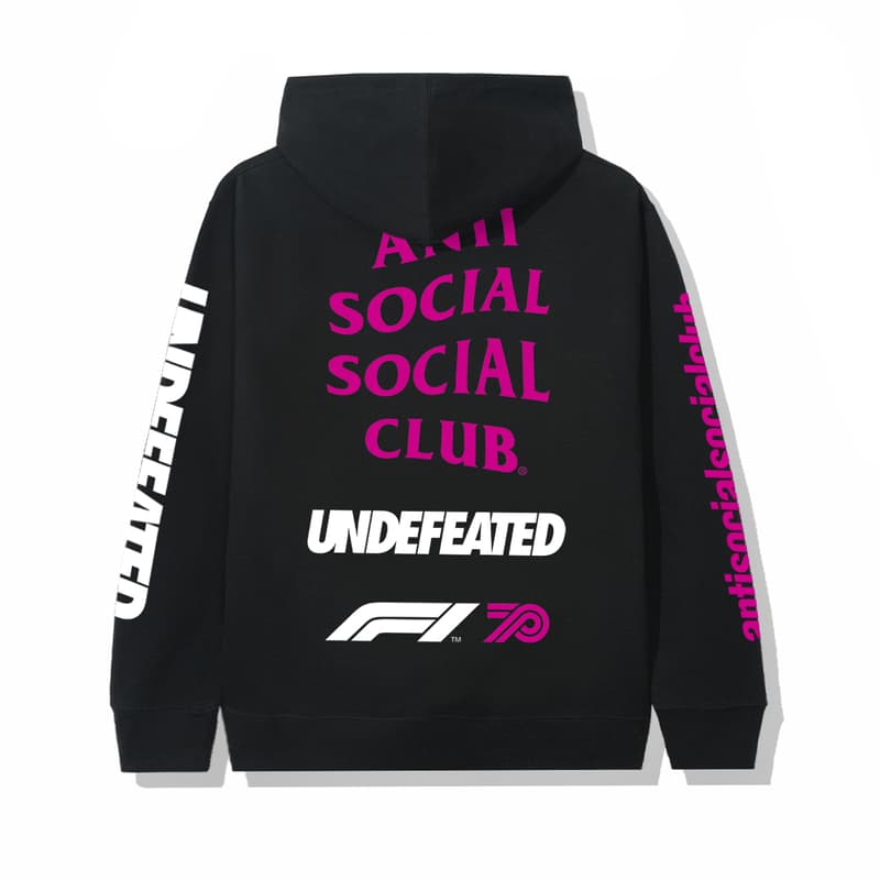 Anti Social Social Club x UNDEFEATED x Formula 1 全新聯乘系列正式發佈