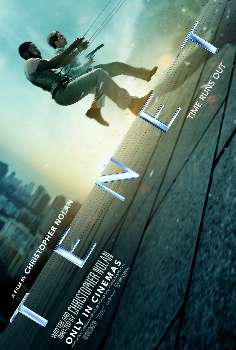 Christopher Nolan 最新科幻電影《天能 Tenet》國際海報正式發佈