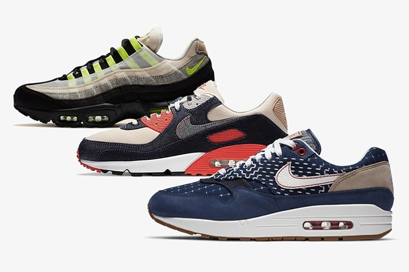 DENHAM 攜手 Nike 打造 Air Max 1、Air Max 90、Air Max 95 最新聯名鞋款
