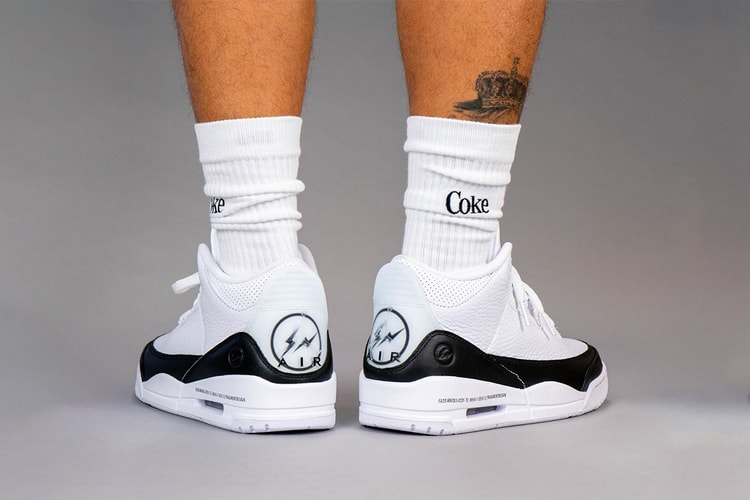 近賞 fragment design x Air Jordan 3 最新實著圖輯