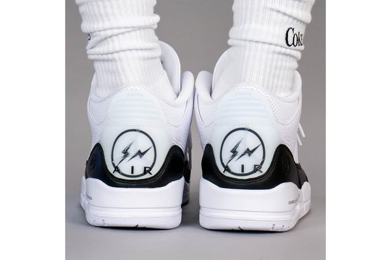 近賞 fragment design x Air Jordan 3 最新實著圖輯