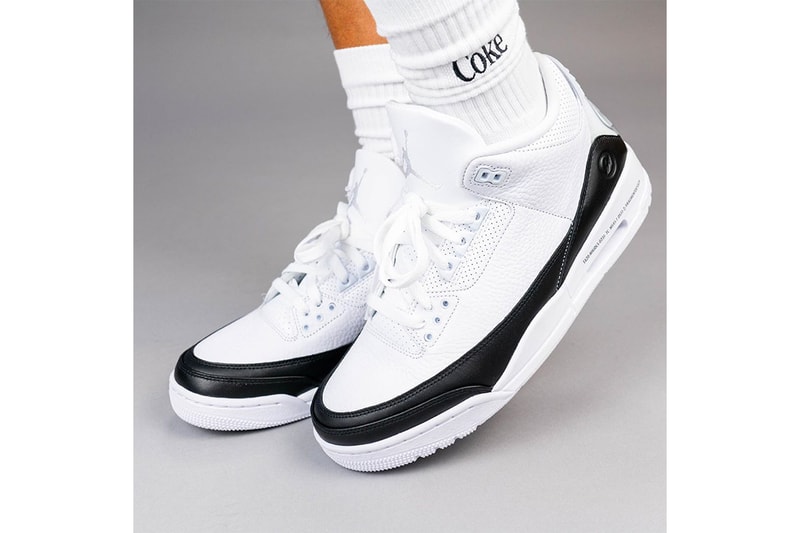 近賞 fragment design x Air Jordan 3 最新實著圖輯