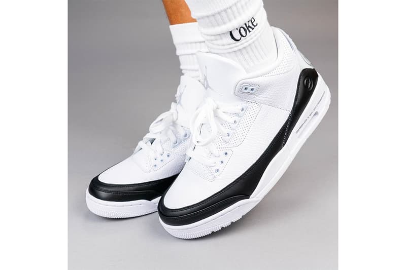 近賞 fragment design x Air Jordan 3 最新實著圖輯
