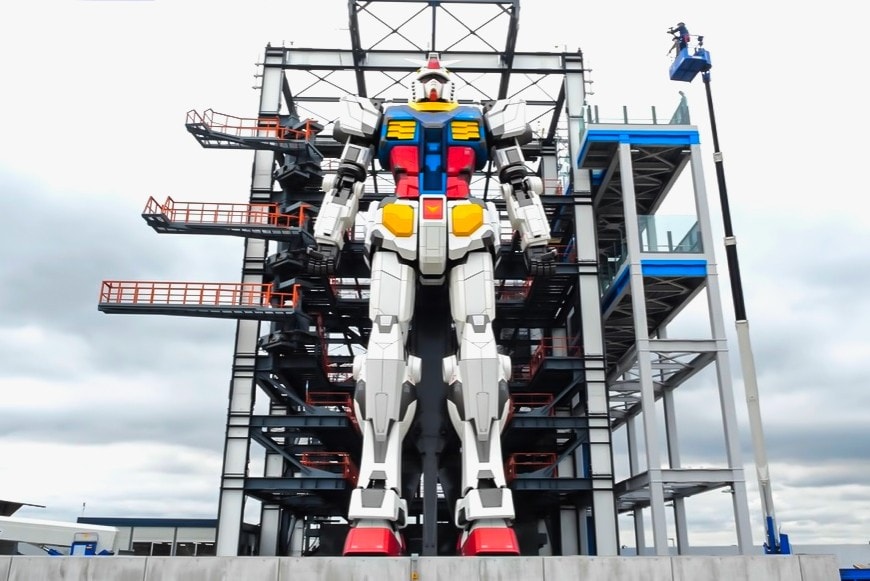 Bandai「Gundam Factory Yokohama」18 米 1：1 可動式鋼彈正式組裝完成