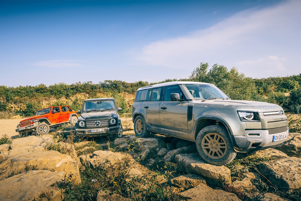 Mercedes Benz G Class Land Rover Defender 和jeep Wrangler 真正越野對決 Hypebeast