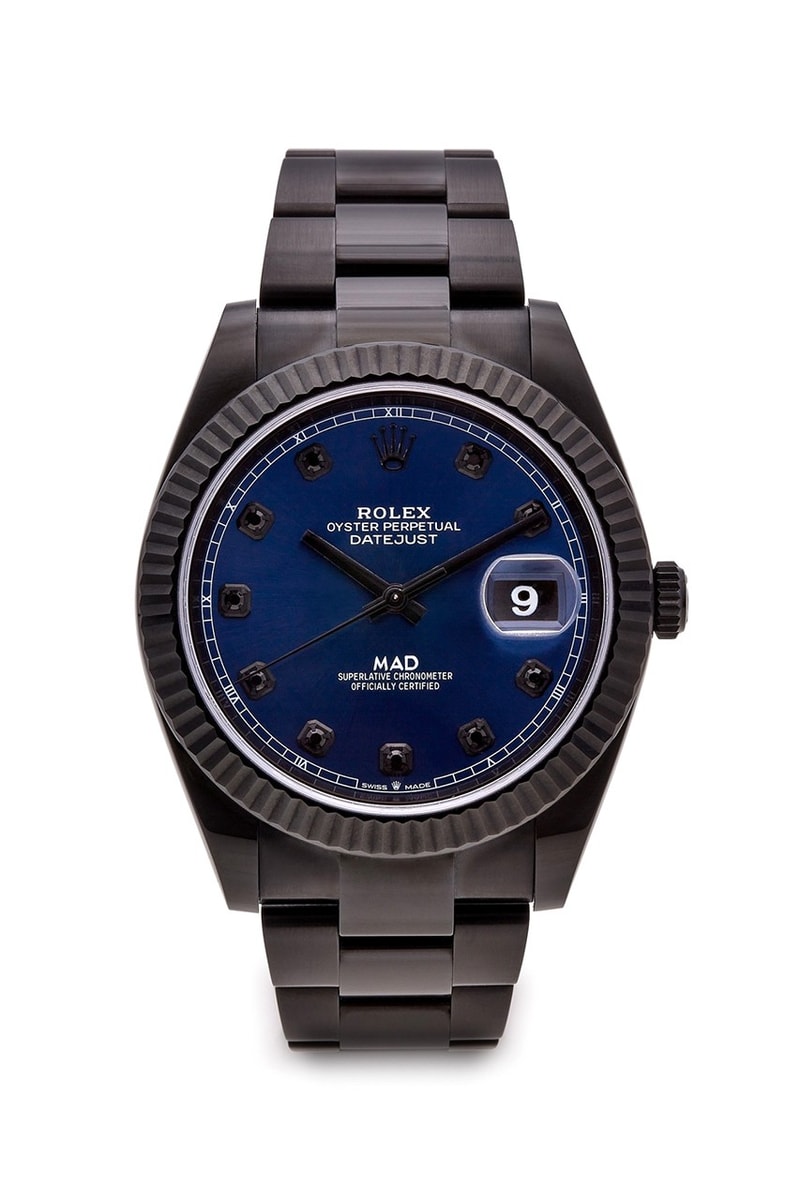 MAD Paris 推出全新 Rolex Datejust 41 啞光黑版本定製腕錶