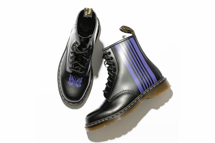 NEEDLES x DR. MARTENS 1460 BOOTS 最新聯名鞋款現正登陸 HBX