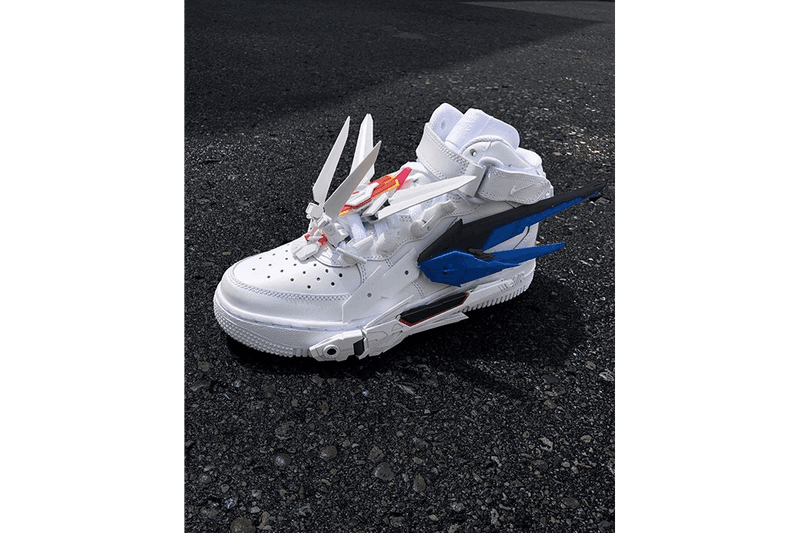 多倫多藝術家打造 Air Force 1 Mid「Freedom Gundam」定製鞋款