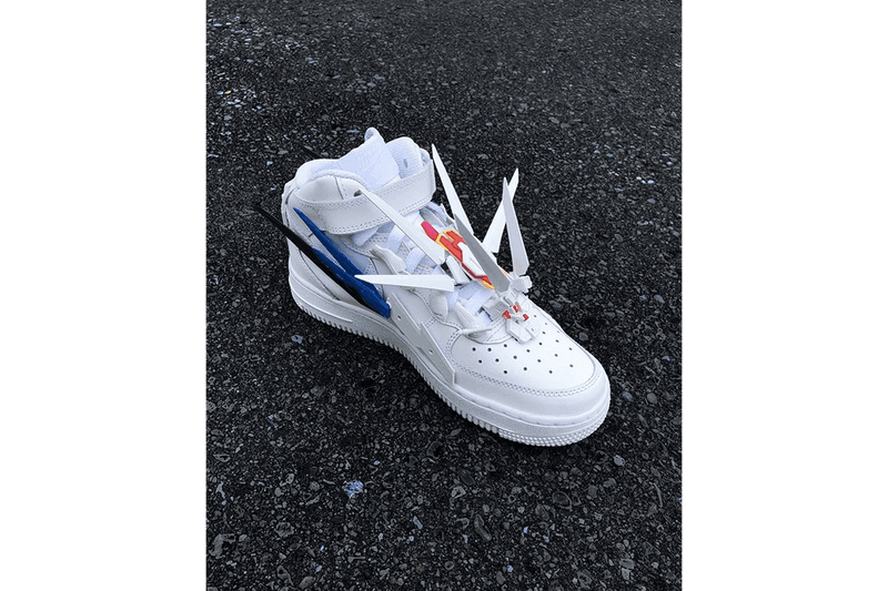 多倫多藝術家打造 Air Force 1 Mid「Freedom Gundam」定製鞋款