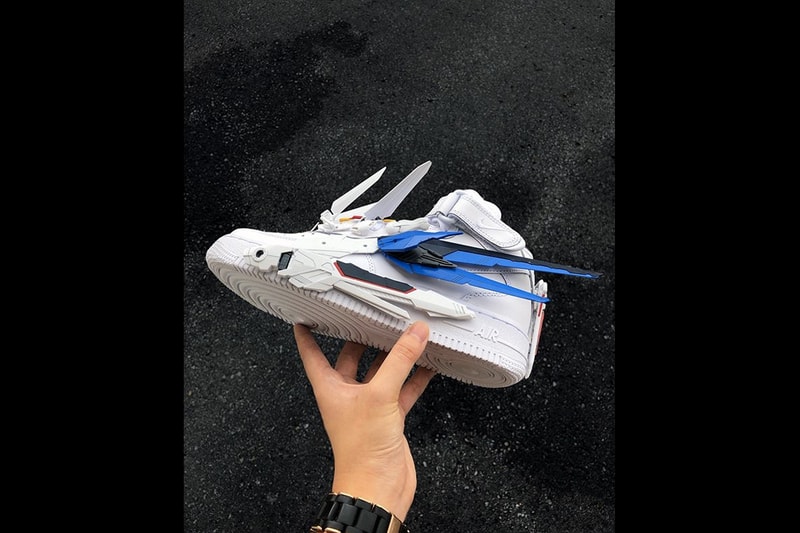 多倫多藝術家打造 Air Force 1 Mid「Freedom Gundam」定製鞋款