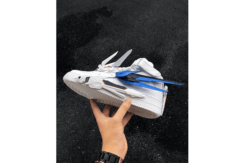 多倫多藝術家打造 Air Force 1 Mid「Freedom Gundam」定製鞋款